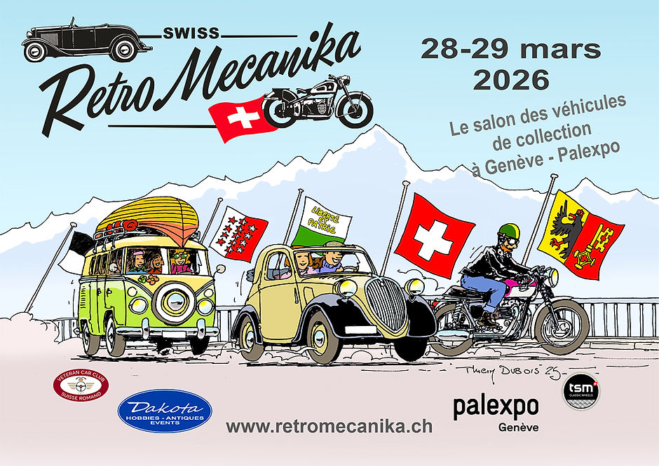 Swiss Retromecanika 2026 à Palexpo GE